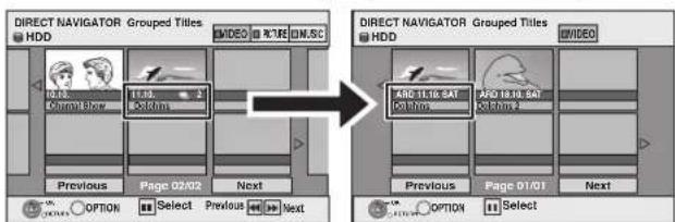PANASONIC DMR-EH695 - ■ Regarding the group name - 1