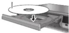 PANASONIC DMR-EH695 - Inserting discs - 1