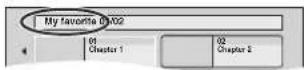 PANASONIC DMR-EH695 - Press [▲, ▼] to select "Disc Name" and press [OK]. - 2