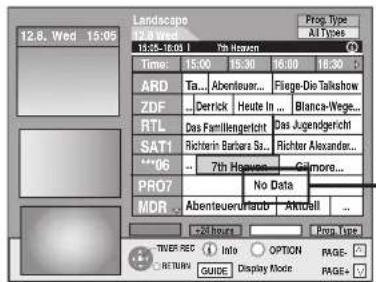 12.8. Wed 15:05 Landscape 19.3.14 Time: 15:00 15:30 16:00 16:30 ARD Ta... Abenteuer... Flange-Dio Talkshow ZDF ... Derrick Heute In ... Blanca-Wege... RTL Das Famllengericht Das Jugendgericht SAT1 Richter Barbara Sa... Richter Alexander... **06 ... 7th Heaven... Galmore... PRO7 No Data MDR Abenteuerurlaub... Aktuell... C#hours Prop Type TIVER REC Info OPTION PAGE- RETURN GUIDE Display Mode PAGE-