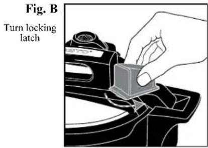 Fig. B Turn locking latch