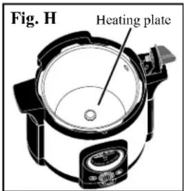 Fig. H Heating plate