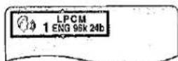 PANASONIC DVD-A7 - Press [AUDIO] to display the audio number. - 2