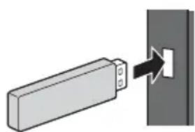 PANASONIC Viera TX-L55DT50Y - ■ Sådan indsættes eller fjernes SD-kortet / USB flash-hukommelse - 1