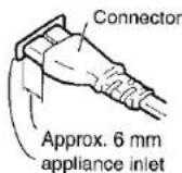 PANASONIC SL-PG590 - AC Power supply cord - 1