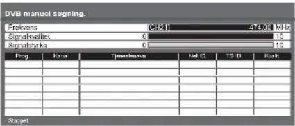 PANASONIC Viera TX-32LMD72FA - Indstilling af kanaler - 1