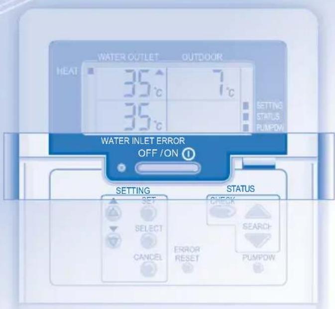 PANASONIC WH-UD30BE51 - Betjeningspanel - 2