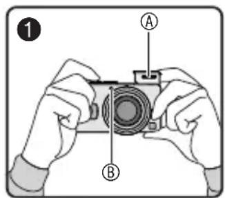 PANASONIC Lumix DMC-LX1E - ■Korrekt stilling, hvis du vil tage gode billeder - 1