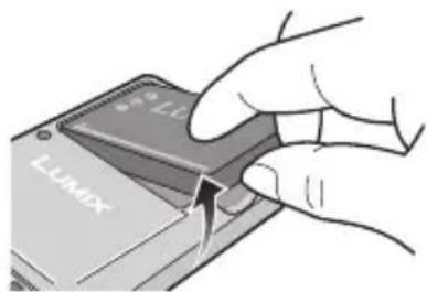 PANASONIC Lumix DMC-LX1E - Tag batteriet af. - 1