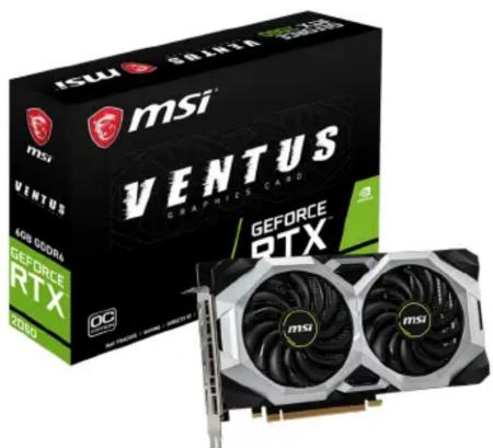 ISW MSI VENTUS GRAPHICS CARD 40G 600RJ GEFORCE RTX GEFORCE RTX 2080 MSI MSI