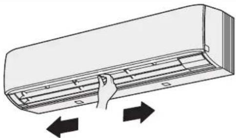 PANASONIC S-60PK1E5A - ■ Indstilling af vandret luftstrømsretning (Manuel) - 1