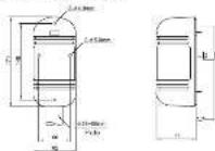 Hikvision DS-PI-D40 - OUTLINE DIMENSION - 1