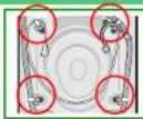 SIEMENS WM14E32A - Transportbeveiligingen verwijderen - 3