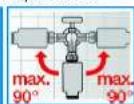 SIEMENS WM14E32A - Watertoevoerslang: - 1