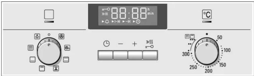 SIEMENS HB63AB522S - Betjeningsfelt - 1