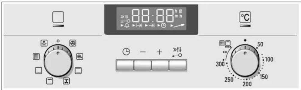 SIEMENS HB63A1620S - Betjeningsfelt - 1