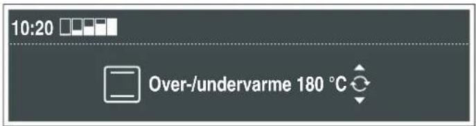 10:20 Over-/undervarme 180 °C