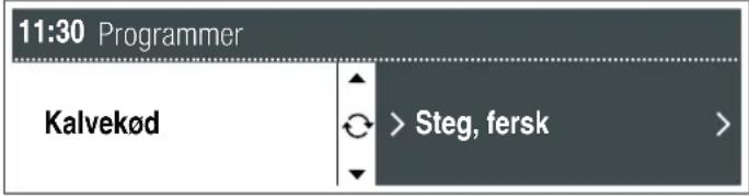 11:30 Programmer Kalvekød > Steg, fersk >