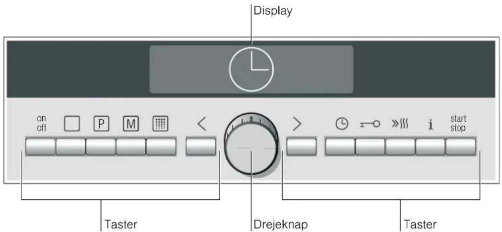 SIEMENS HB78A1570S - Betjeningsfelt - 1