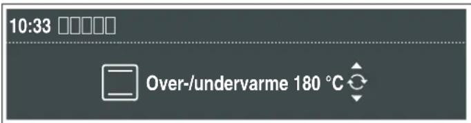 10:33 Over-/undervarme 180 °C