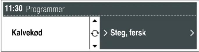 11:30 Programmer Kalvekød > Steg, fersk >