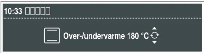 10:33 Over-/undervarme 180 °C