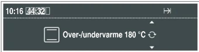 10:16 4432 Over-/undervarme 180 °C