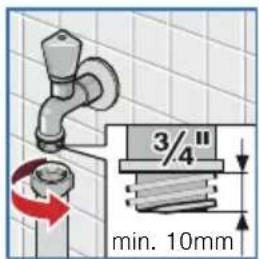 3/4" min. 10mm