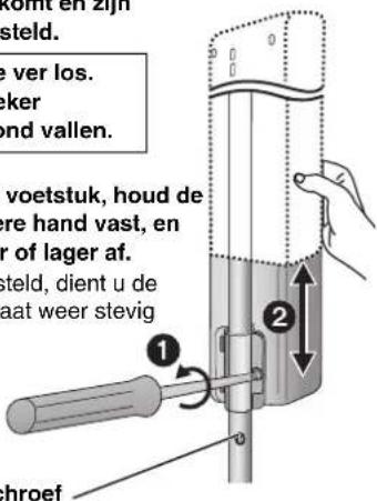 Komit en zijn steld. e ver los. eker ond vallen. voetstuk, houd de ere hand vast, en er of lager af. steld, dient u de aat weer stevig chroef