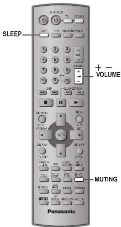 PANASONIC SC-HT520 - ■ Återkalla inställningarna - 1
