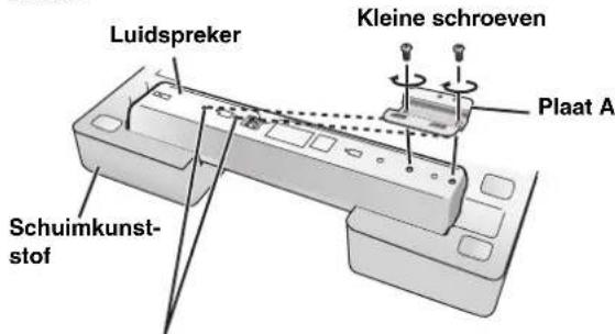 Luidspreker Kleine schroeven Plaat A Schuimkunst- stof