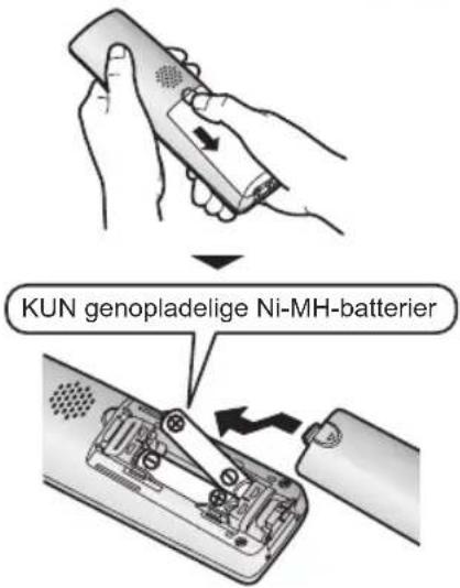 KUN genopladelige Ni-MH-batterier