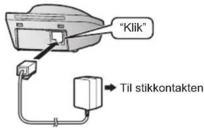 "Klik" Til stikkontakten