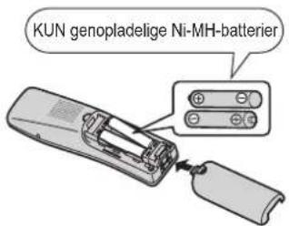 KUN genopladelige Ni-MH-batterier