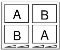 A B B A