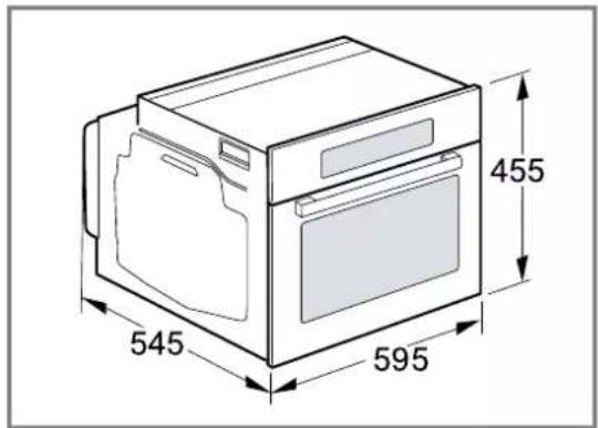 SIEMENS CP465AGB0B - Apparatets mål - 1