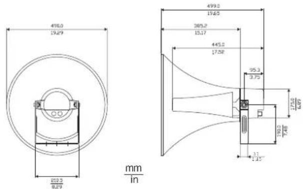 490.0 19.29 210.5 9.29 mm in 499.0 19.65 385.2 15.17 445.0 17.52 95.3 3.75 275.0 77.48 190.0 3.1 1.45°