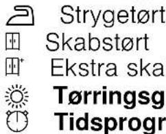 Strygetørt Skabstørt Ekstra ska Tørringsg Tidsprogr