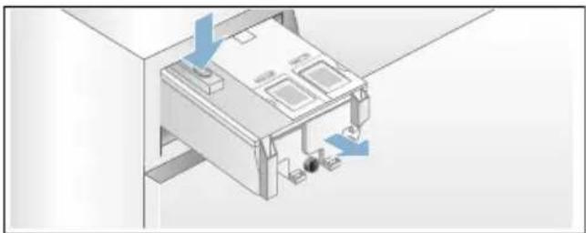 BOSCH WAT286P9SN - Rengøring af doseringsbeholder/sæbeskuffe: - 1