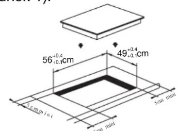 56⁺⁰·⁴ ⁻¹⁰¹cm 49⁺⁰·⁴ ⁻¹⁰¹cm 5 cm min i 5 cm min i