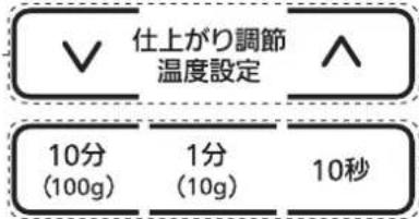 Iris Ohyama MO-F1801 - 仕上がり調節／温度設定 ボタン - 4