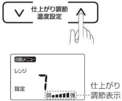 Iris Ohyama MO-F1801 - 必要に応じて仕上がり調節／温度設定ボタンで調節する - 1