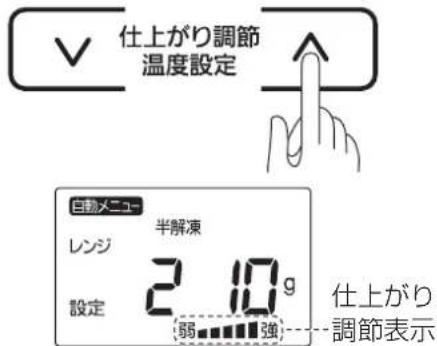 Iris Ohyama MO-F1801 - 必要に応じて仕上がり調節／温度設定ボタンで調節する - 1