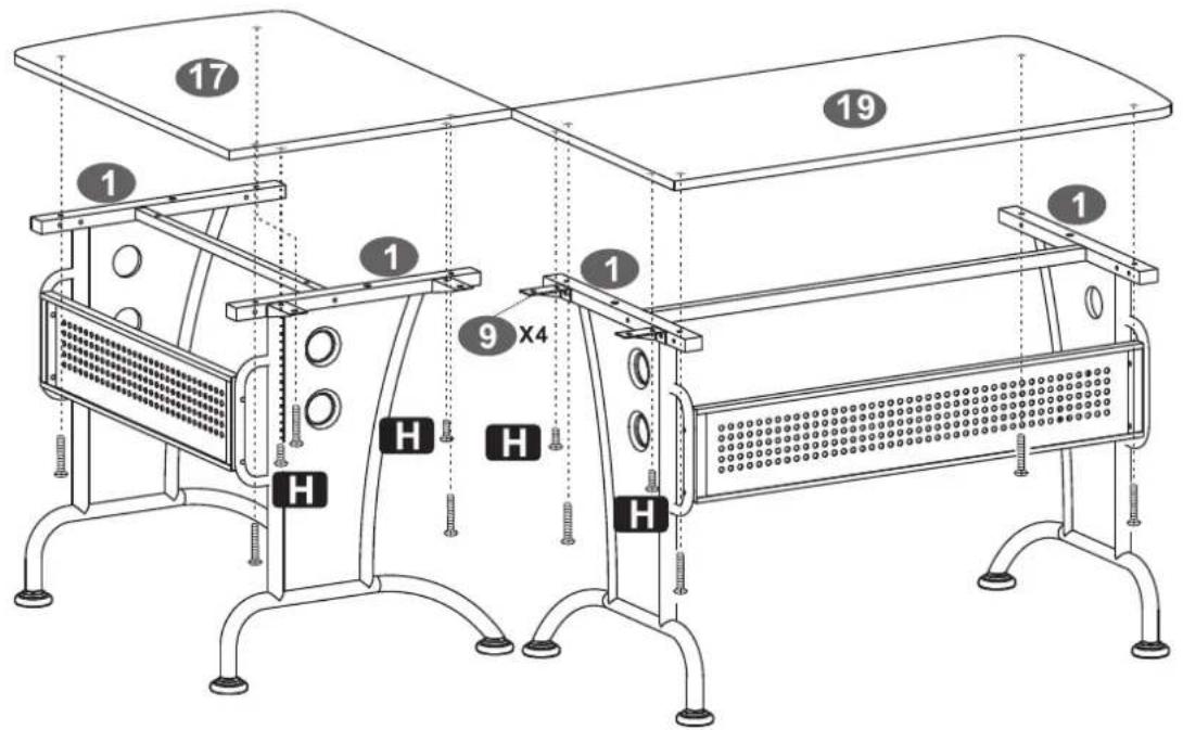 Piranha PC21 - ■ SCREWS - 9