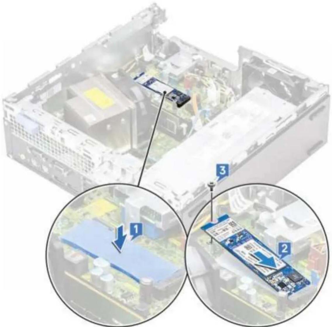 Diagram showing computer motherboard components with numbered annotations highlighting key areas in Chinese