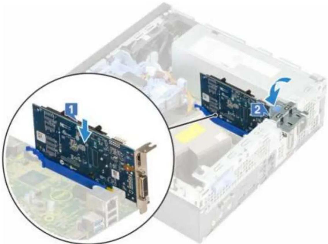 DELL Precision 3430 - Installing the expansion card - 1