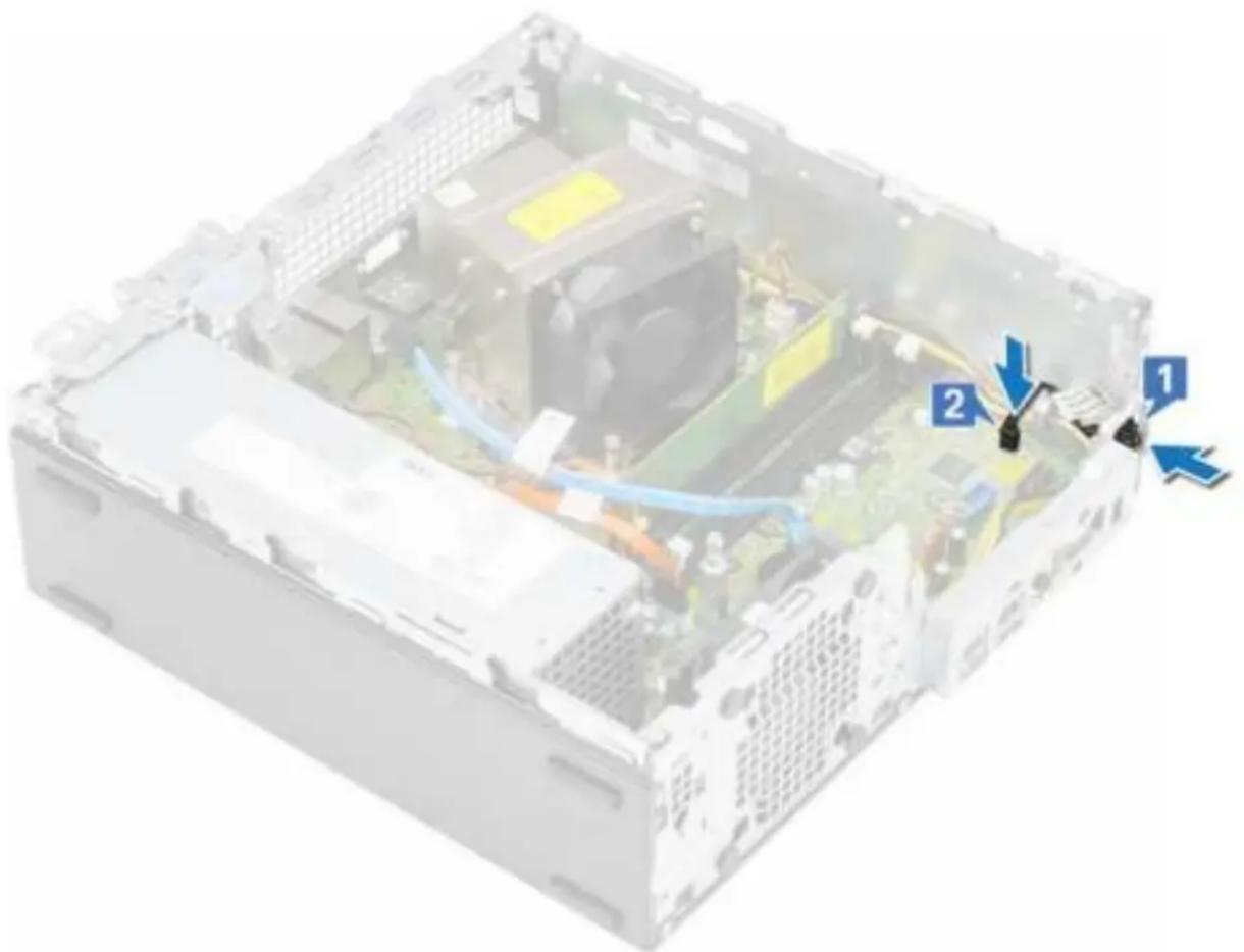 DELL Precision 3430 - Installing the power switch - 1