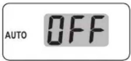 AUTO OFF