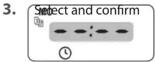 3. Select and confirm 12 :