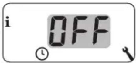 i OFF ①